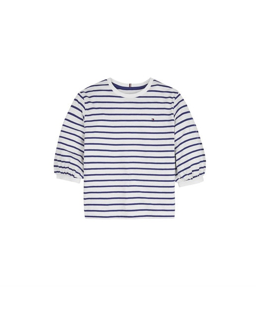 Imagen 0 de Top de niña de cuello redondo y manga larga