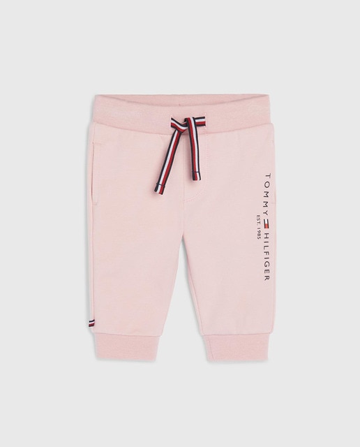 Imagen 0 de Pantalón de bebé niña con goma y logo