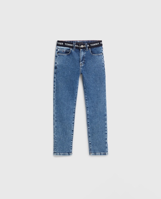 Imagen 0 de Pantalón vaquero de niño largo de corte recto