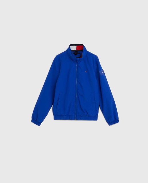 Imagen 0 de Chaqueta de bebé niño con logo bandera y cuello interior en colores corporativos