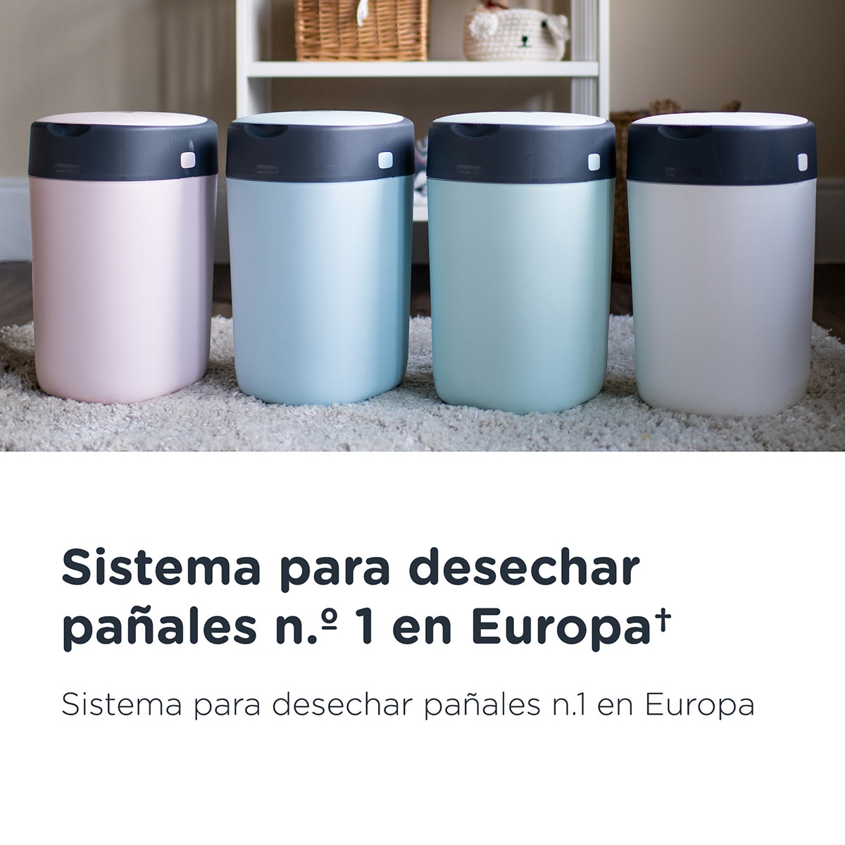 Basura Pañales Bebe Tommee Tippee Sangenic TWIST CLICK Nappy