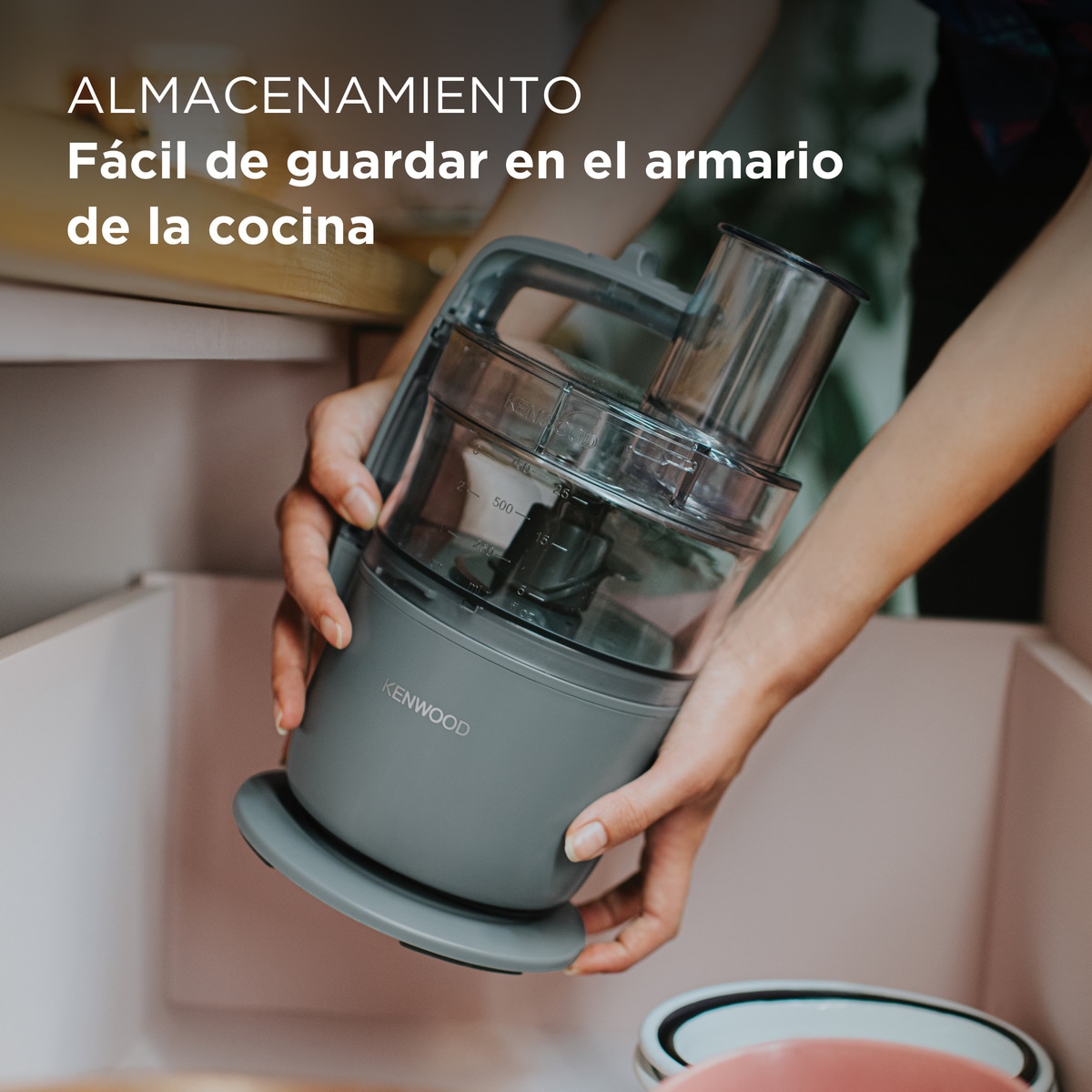 Procesador de alimentos Kenwood MultiPro Go FDP22.130GY ultra compacto Azul Tormenta-5