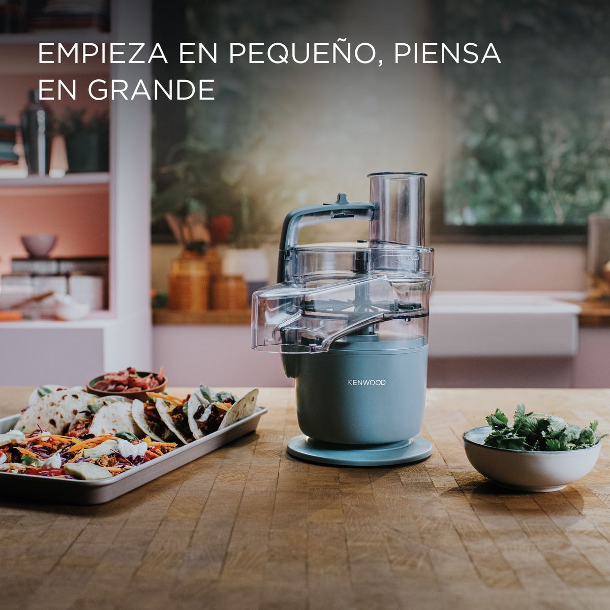 Procesador de alimentos Kenwood MultiPro Go FDP22.130GY ultra compacto Azul Tormenta-8