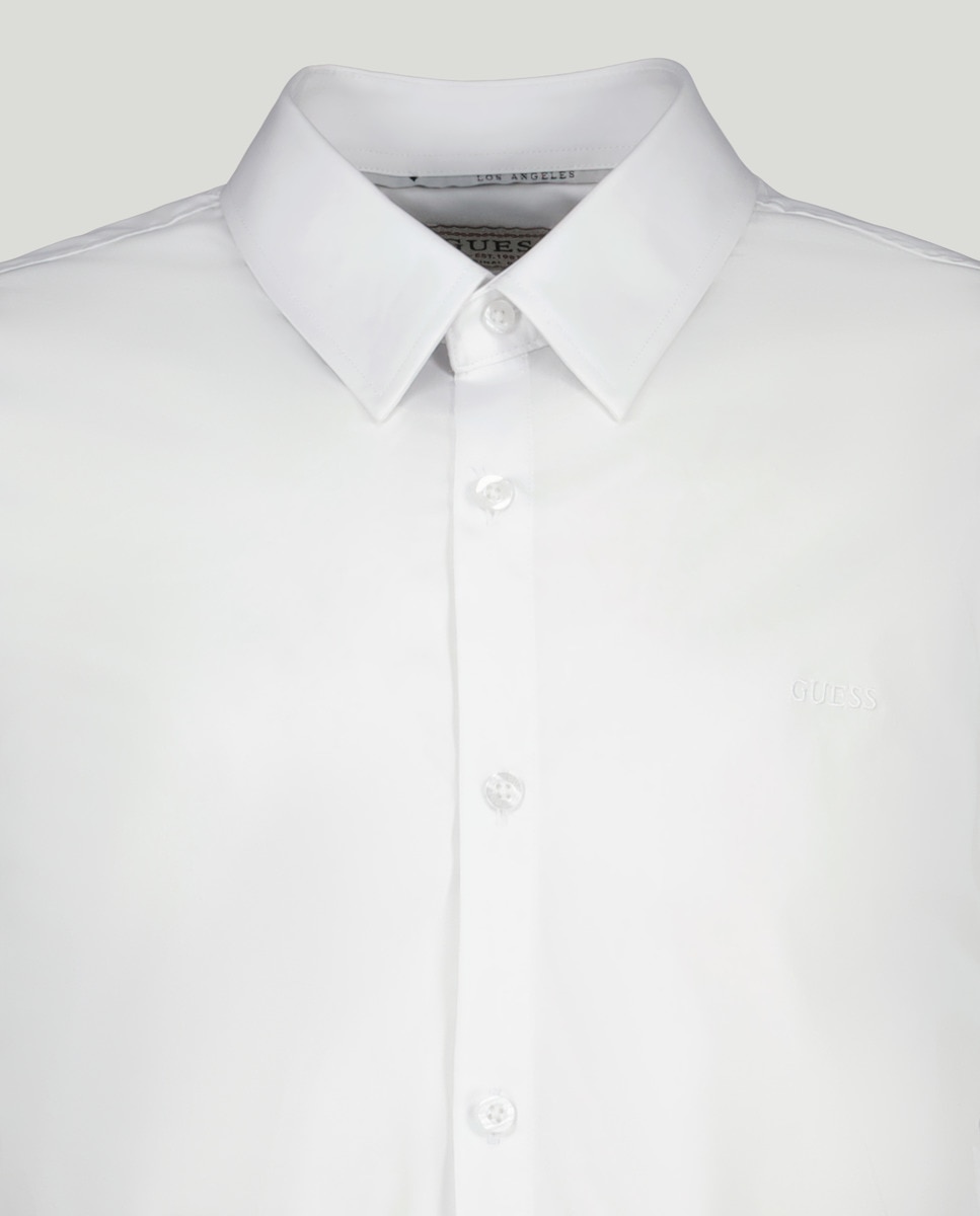 Camisa Básica com Botões Branco-2
