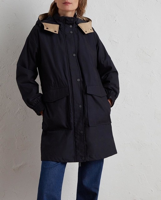 Imagen 0 de Parka de mujer lisa larga