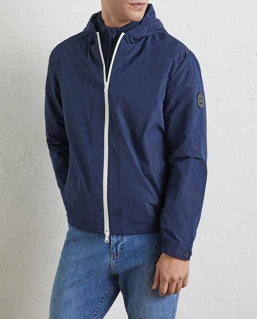 Imagen 0 de Cazadora náutica de hombre con capucha