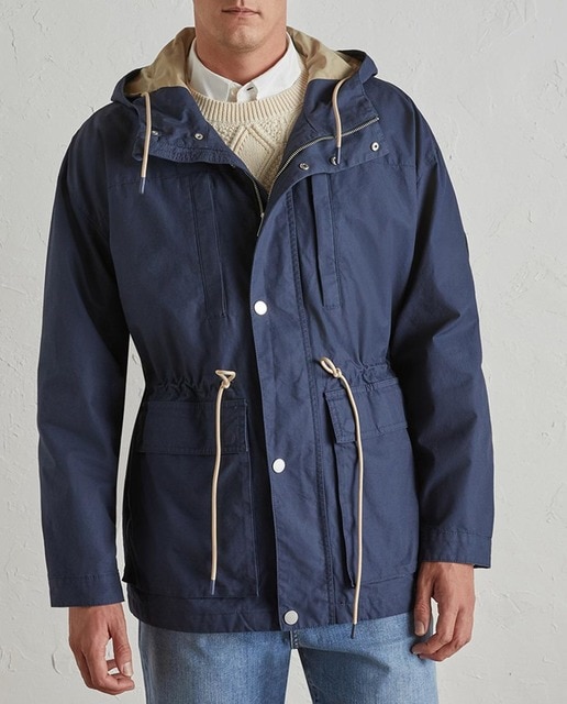 Imagen 0 de Parka de hombre lisa con capucha