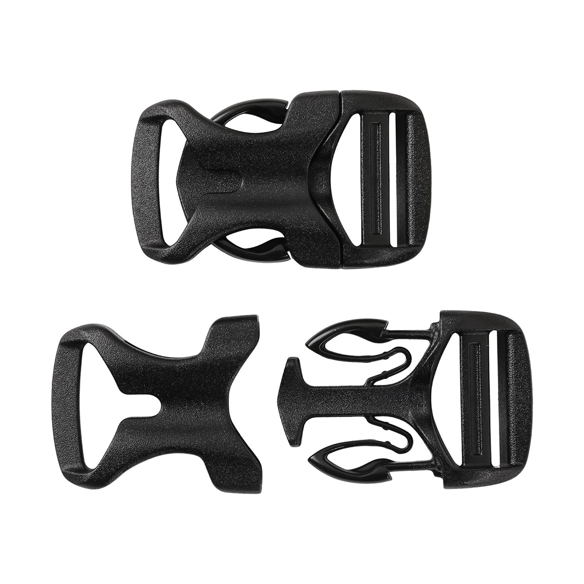 Fivela de Mochila Quick Buckle 20 Preto-1