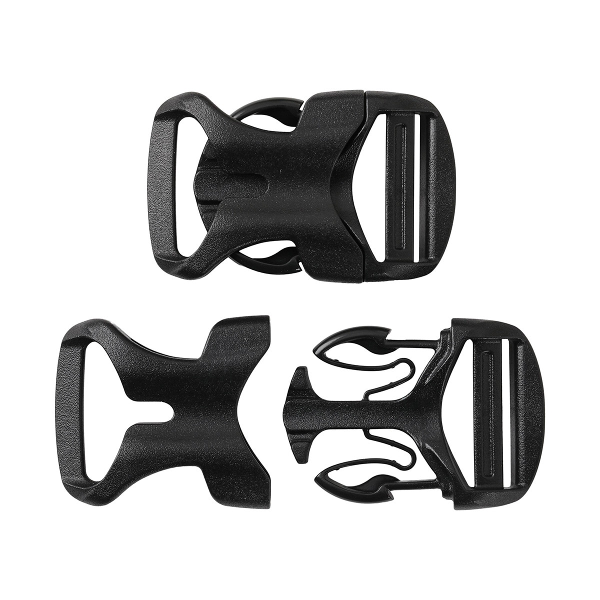 Fivela de Mochila Quick Buckle 25 Preto-1