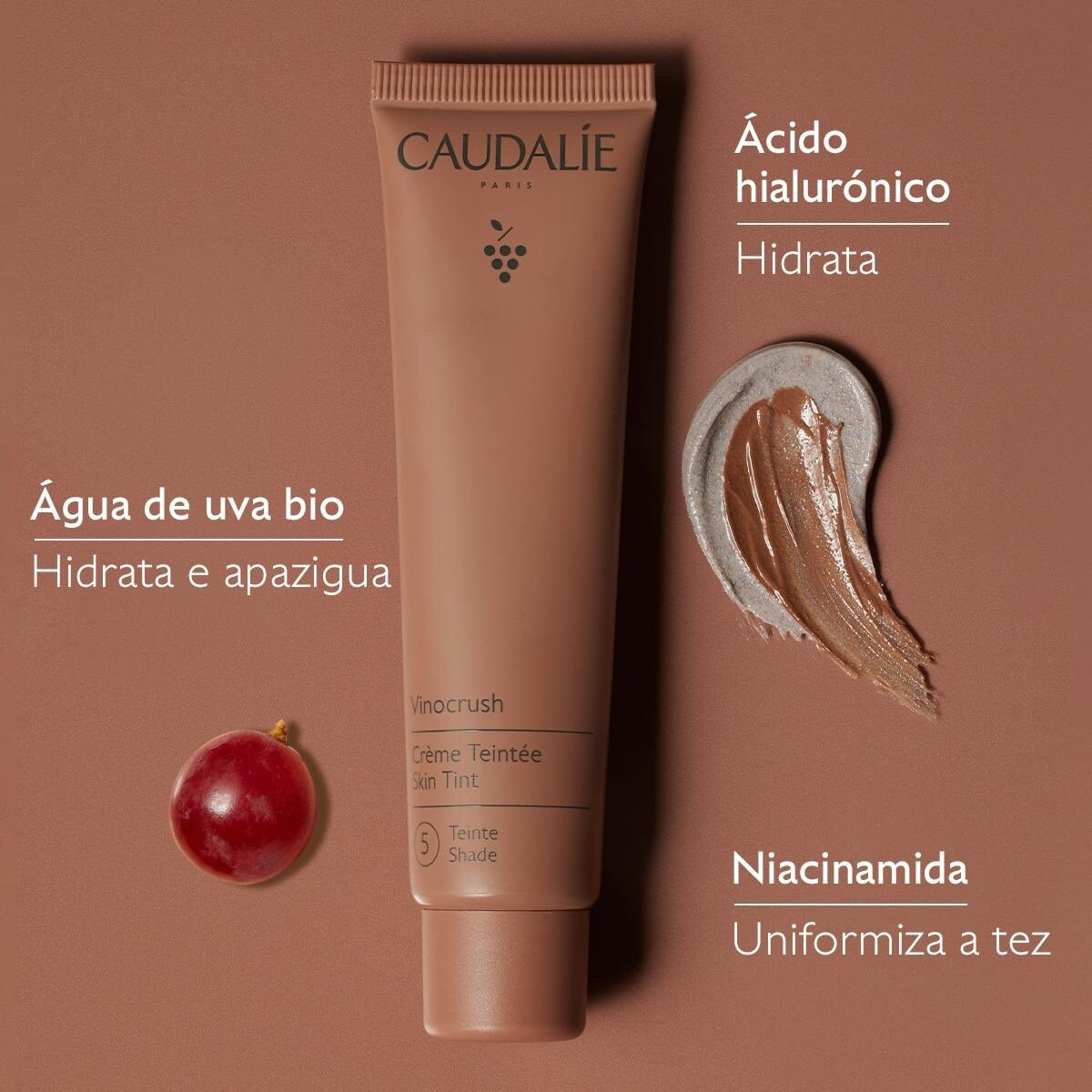 Creme com Cor Vinocrush Creme CC - 30 ml 5-5