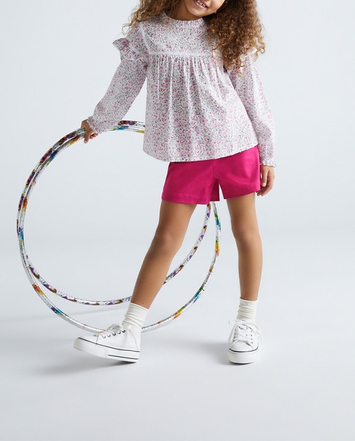 Imagen 0 de Short de niña de vestir con botones laterales