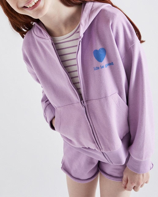 Imagen 0 de Sudadera de niña con capucha y manga larga