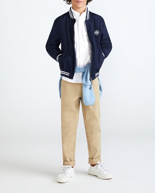 Imagen 0 de Cazadora de niño en azul marino con cremallera