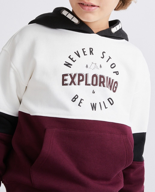 Imagen 0 de Sudadera de niño con estampado y manga larga