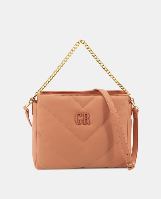 Imagen 0 de Bolso tipo shopper color rosa palo