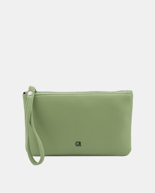Imagen 0 de Cartera de mano color verde