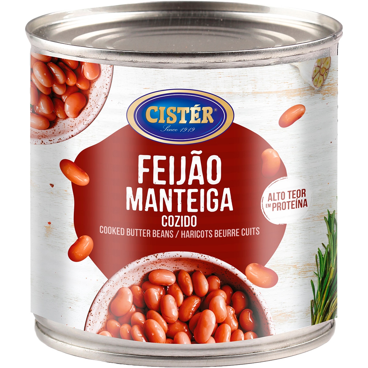 Feijão Manteiga Cozido lata 850 g