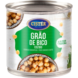 Grão de Bico Cozido lata 850 g - Cistér