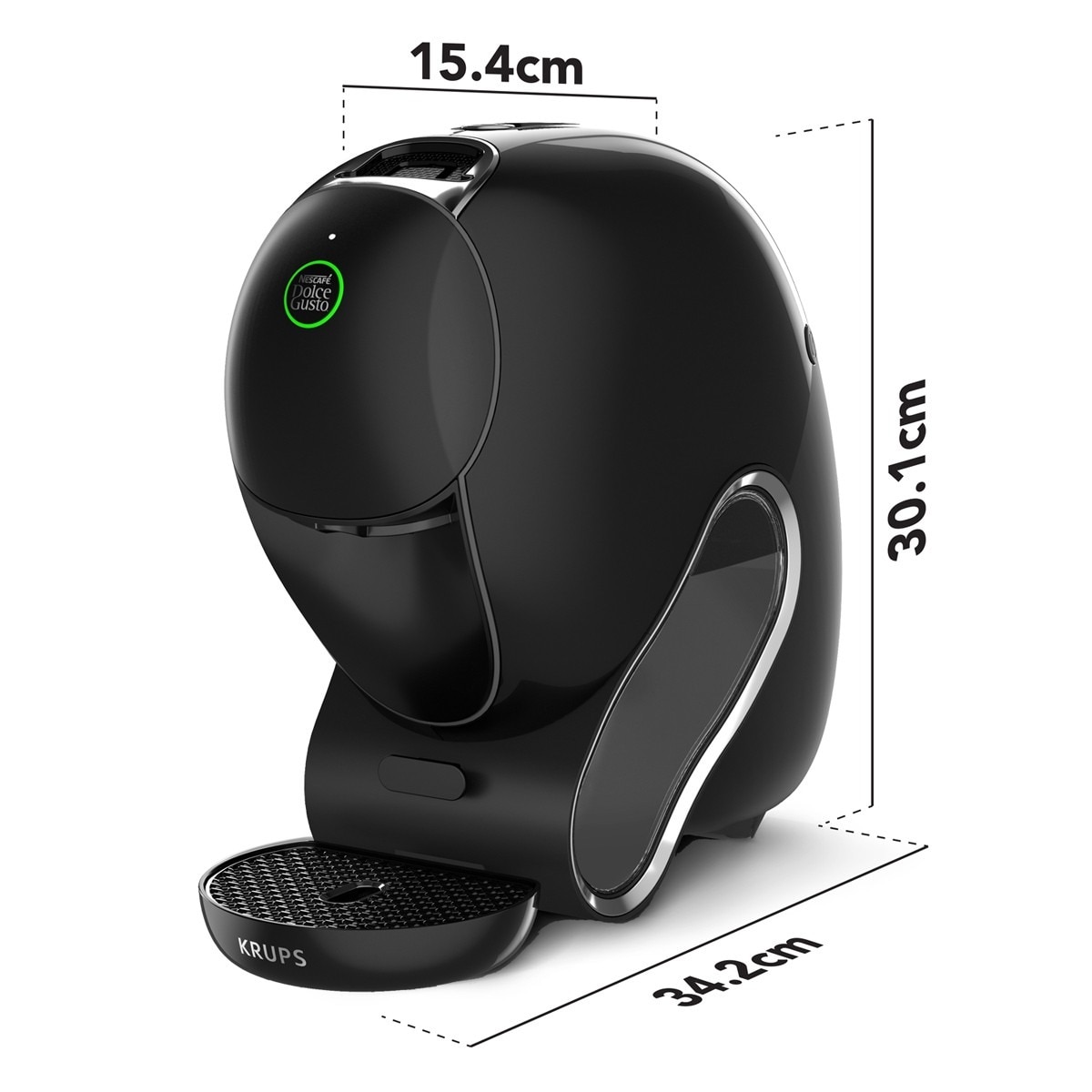 Máquina de Café Nescafé Dolce Gusto NEO Krups KP830810 Tecnologia SmartBrew™, Cápsulas em Papel - Preto Preto-7