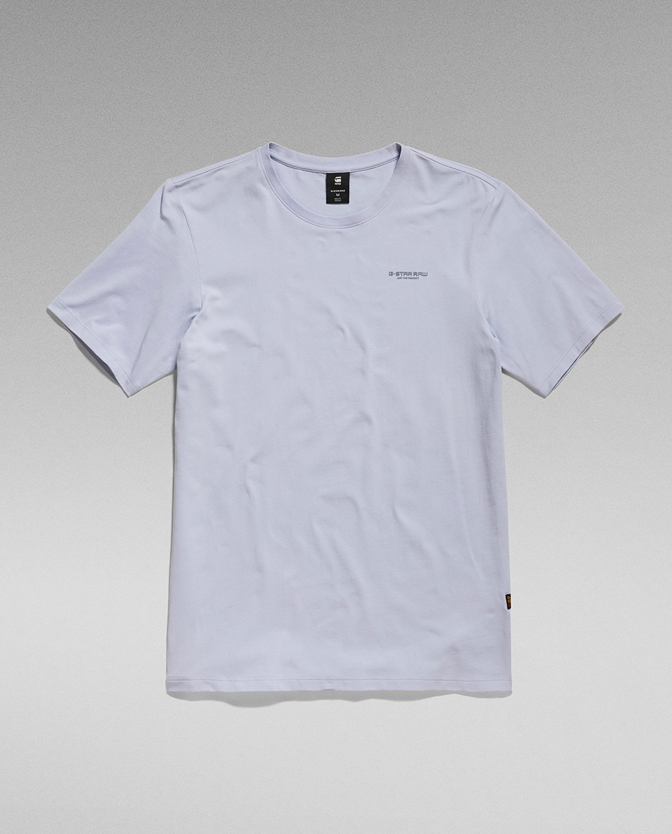 T-shirt Base Slim em Algodão Orgânico com Manga Curta Cinzento-claro-6