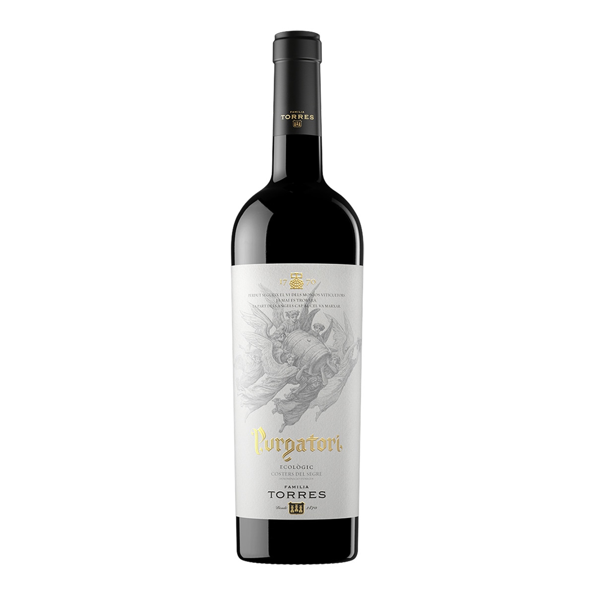 Vino tinto ecológico Purgatori Torres 2022 Costers del Segre 1