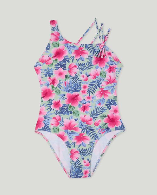 Imagen 0 de Bañador de niña con estampado floral