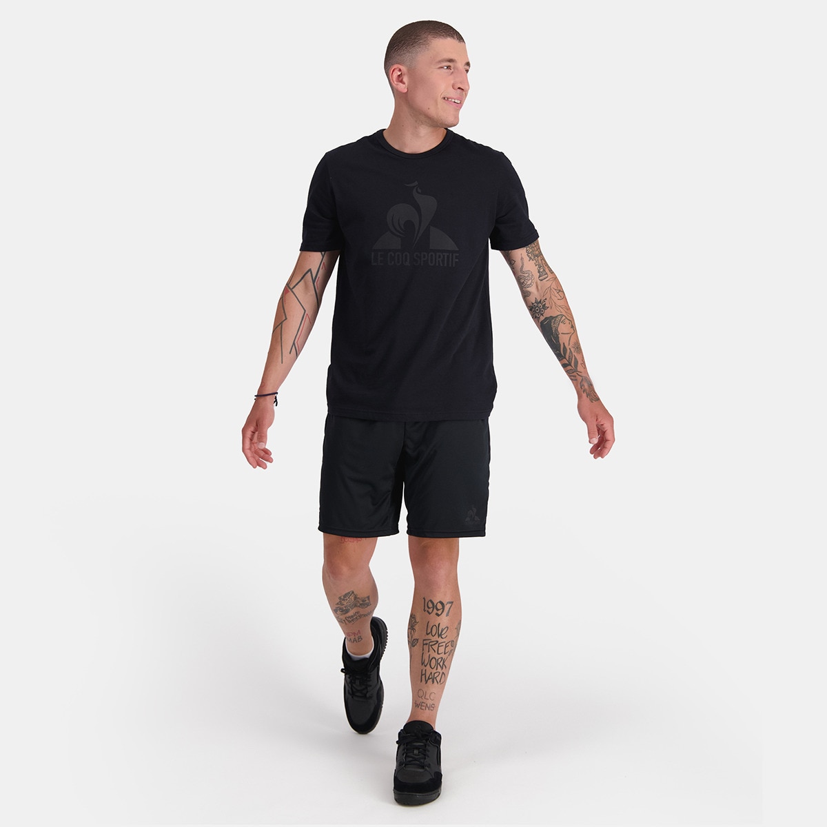 T-shirt de Homem Monochrome Tee Ss N°1 M Preto mate-3