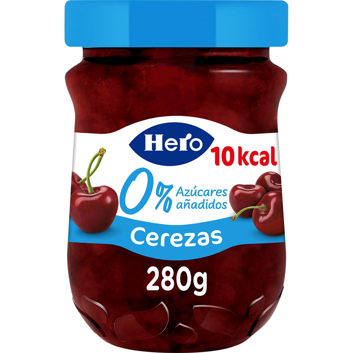 confitura de cerezas 0% azúcares añadidos frasco 280 g
