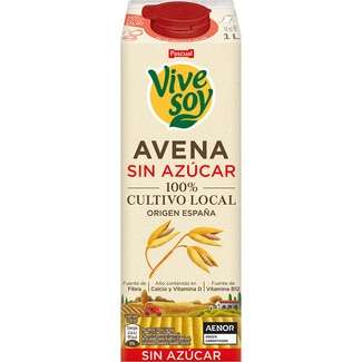 bebida de avena Sin Azúcar 100% cultivo local brik 1 l - Vivesoy