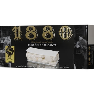 turrón duro de Alicante sin gluten Calidad Suprema IGP Jijona tableta 250 g - 1880