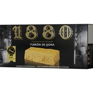 turrón blando de Jijona sin gluten Calidad Suprema IGP Jijona tableta 250 g - 1880