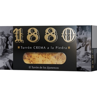 turrón de crema a la piedra sin gluten estuche 200 g - 1880