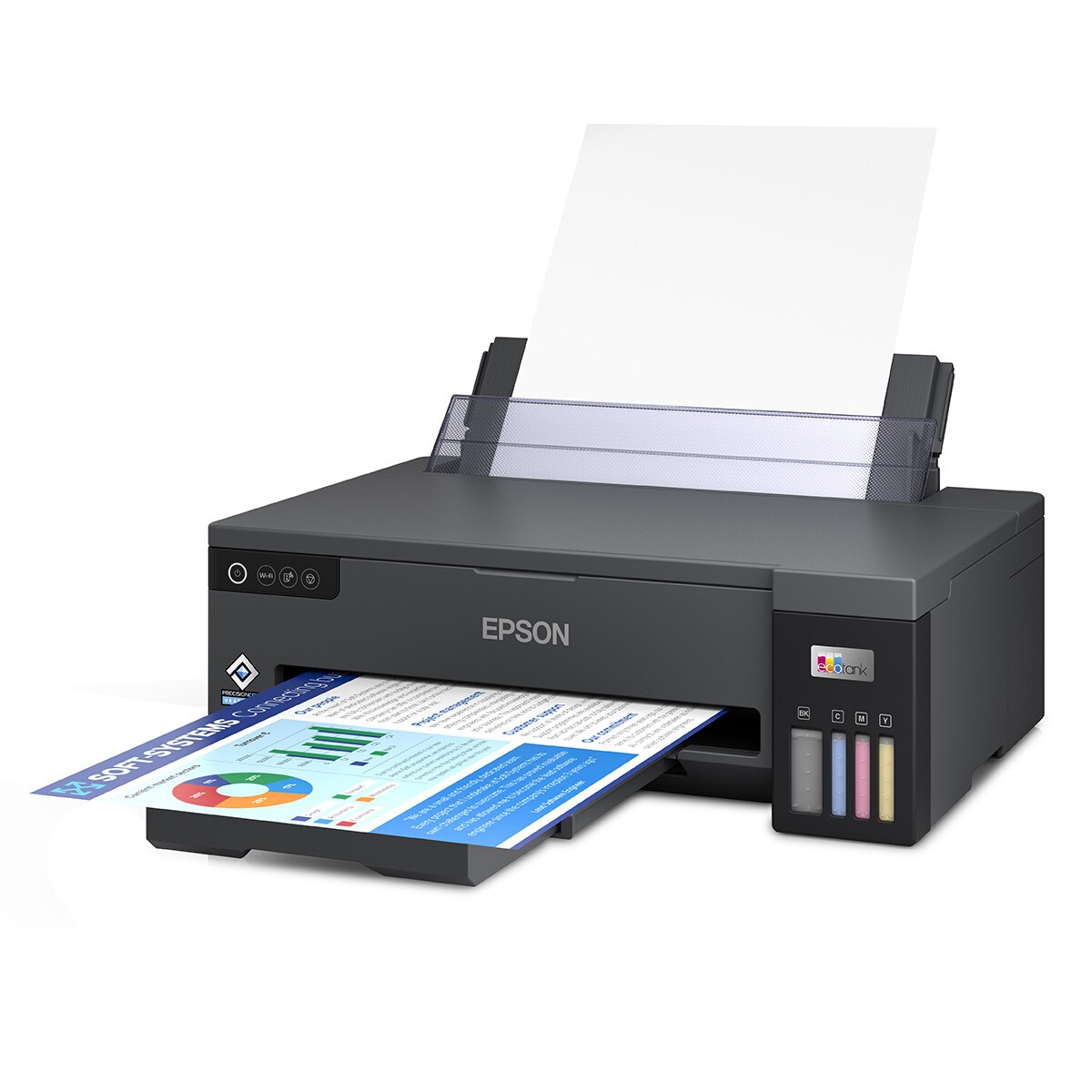 Impresora rellenable tinta Epson EcoTank ET-14100, Wi-Fi, A3 Negro-2