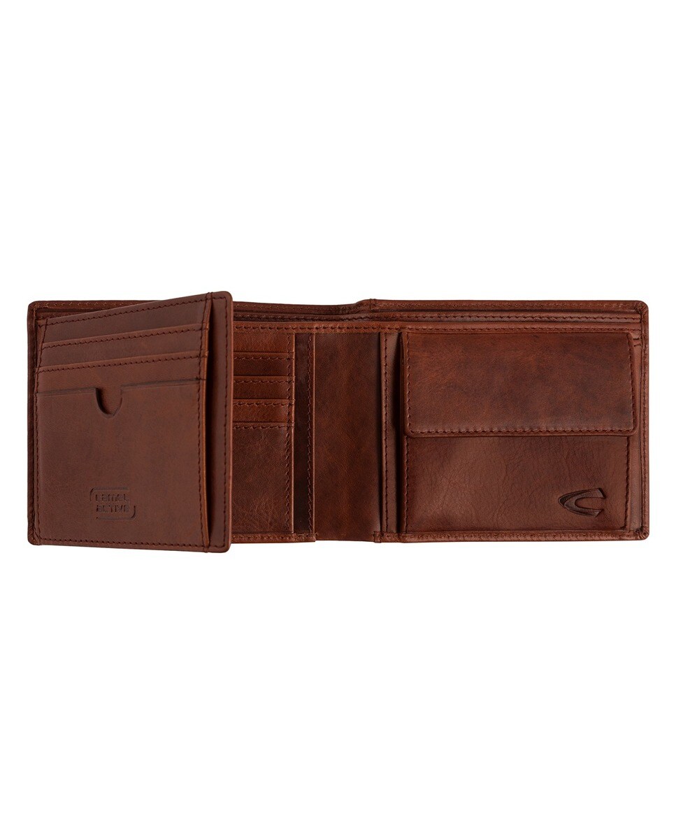 Carteira tradicional Camel Active Linha Japan com Rfid em pele cognac 2