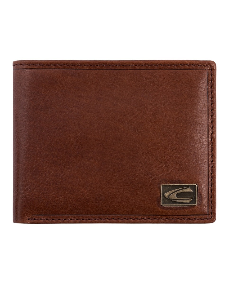 Carteira tradicional Camel Active Linha Japan com Rfid em pele cognac 1