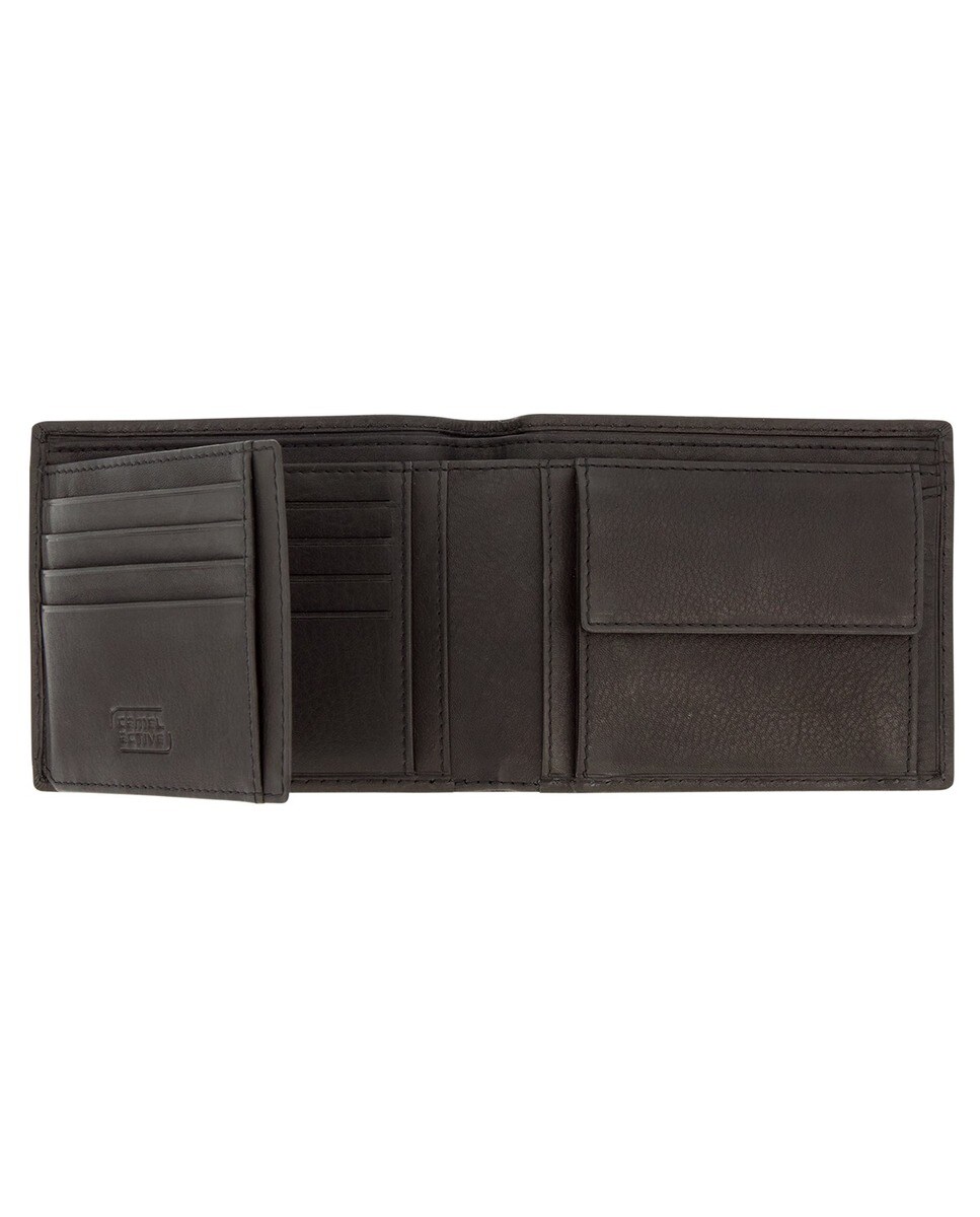 Carteira tradicional Camel Active Linha Mali com Rfid em pele preto 2