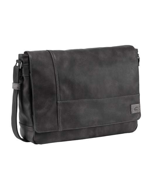 Imagem 0 de Messenger Camel Active linha Laos pele sintética preto