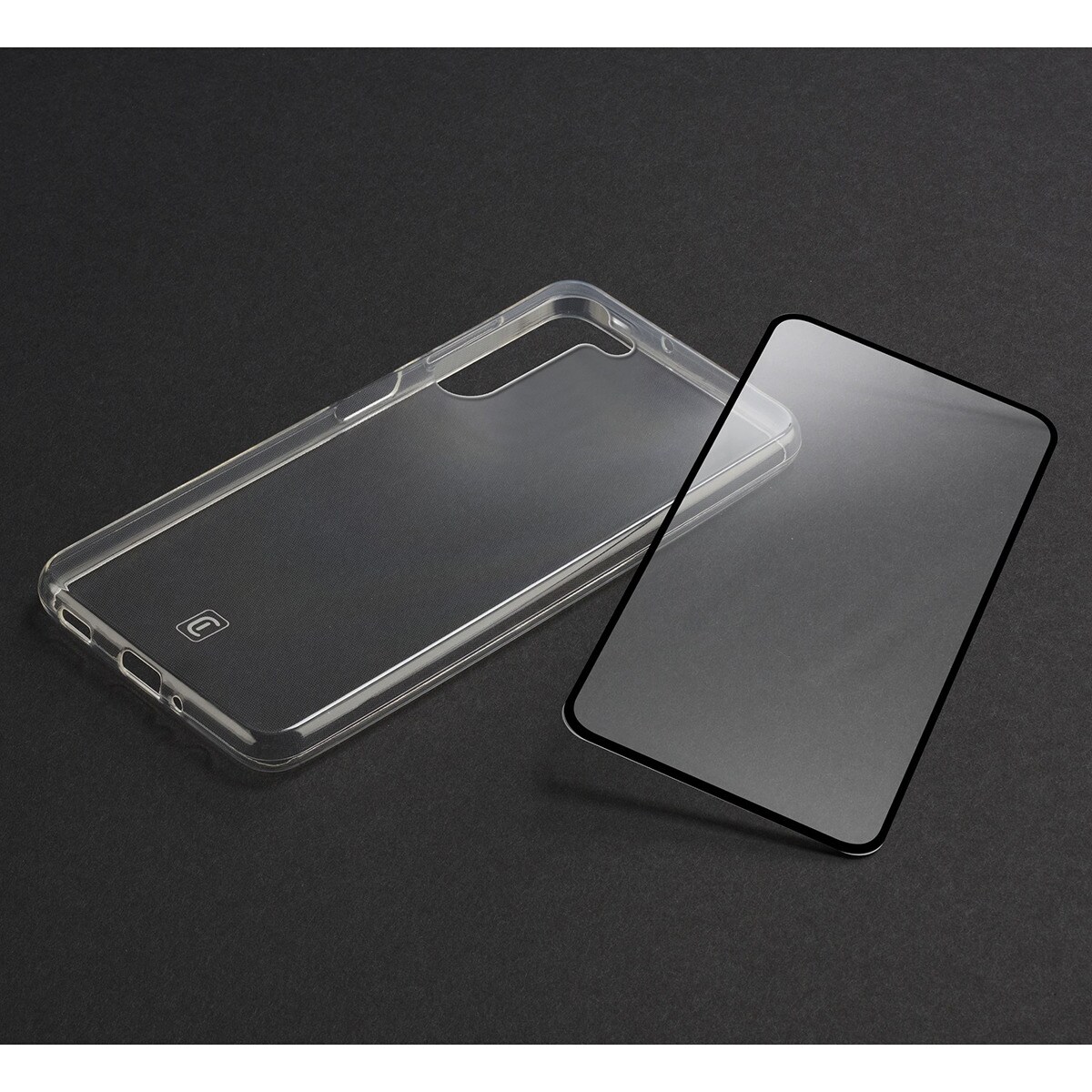 Funda transparente + protector de pantalla Cellularline Protection para Samsung Galaxy A35 5G Transparente-2