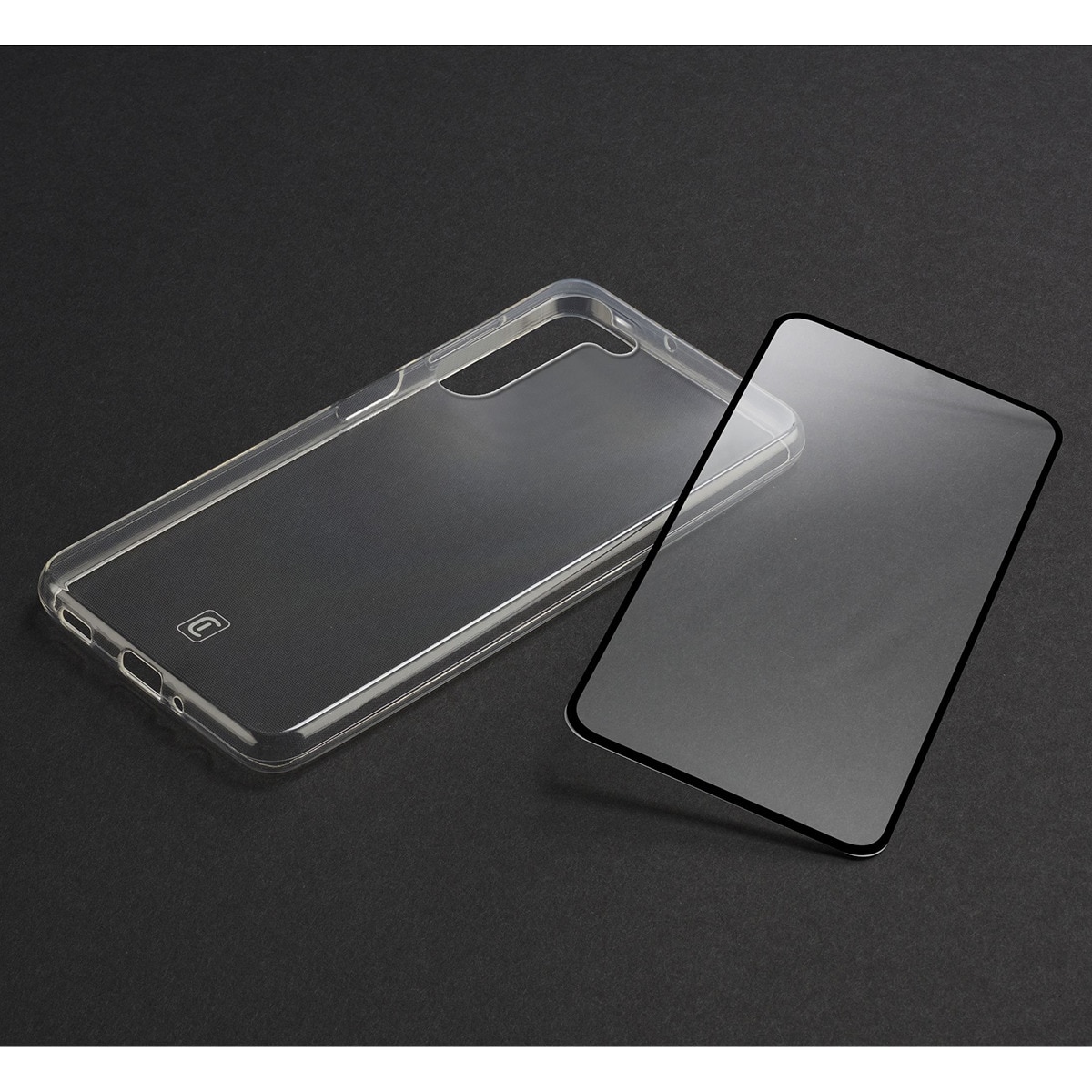 Funda transparente + protector de pantalla Cellularline Protection para Samsung Galaxy A55 5G Transparente-2