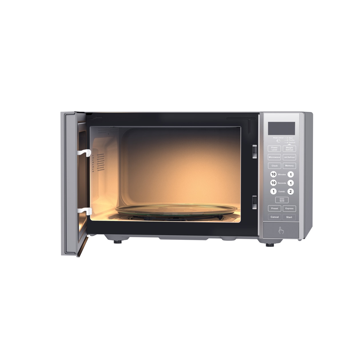 Microondas Beko 23 litros, con grill - MGF23330S Inox-4
