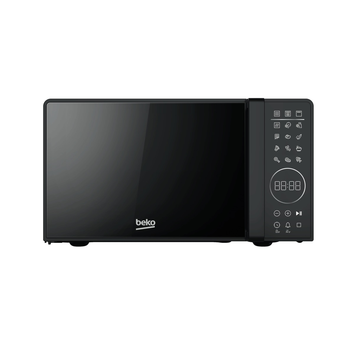 Microondas Beko 20 litros, con grill - MGC20130SFB Negro-2