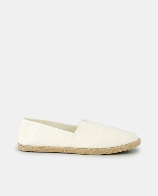 Imagen 0 de Slip on lona lavada piso de goma con yute