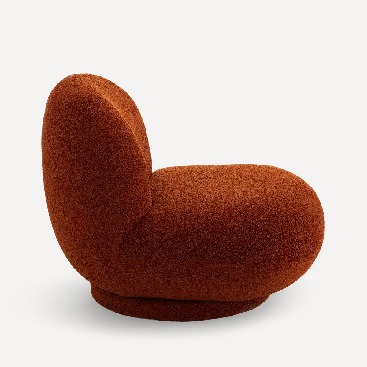 Poltrona Giratória Nicky Laranja-3