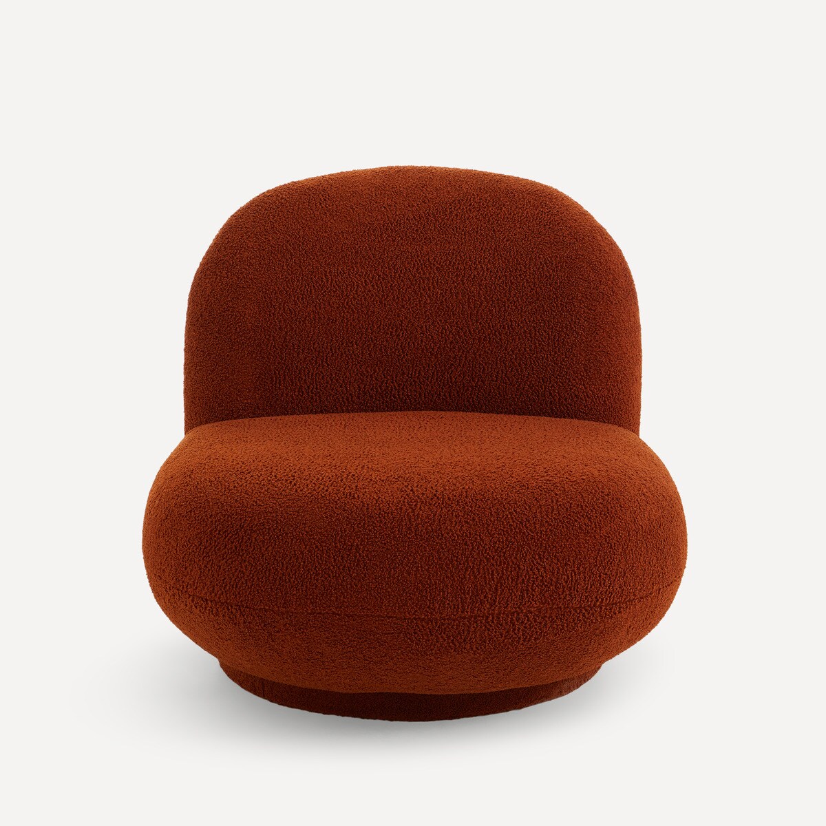 Poltrona Giratória Nicky Laranja-2