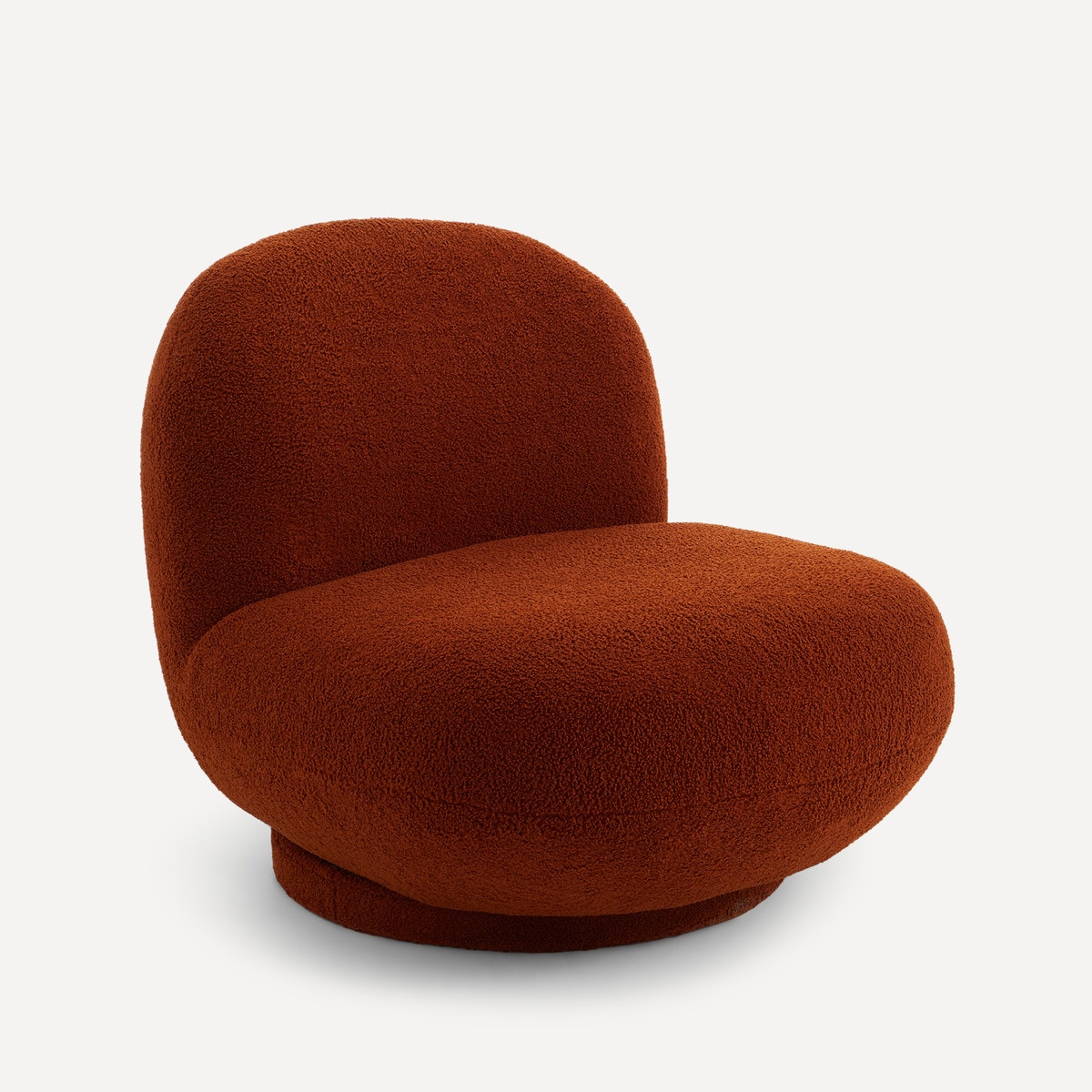 Poltrona Giratória Nicky Laranja-1