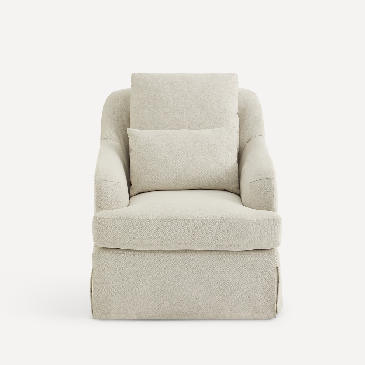 Poltrona Giratória Mara Natural-2