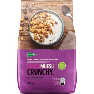 muesli crujiente con pepitas de chocolate estuche 500 g - El Corte Ingles