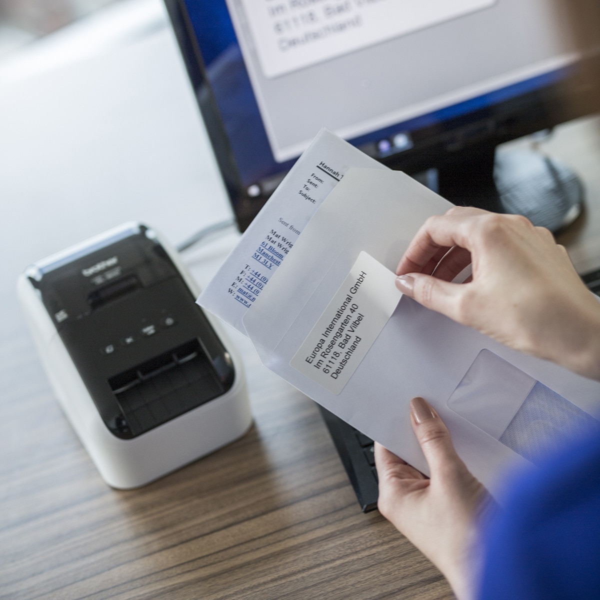 Impresora de etiquetas Brother QL-800 Blanco / Negro-7