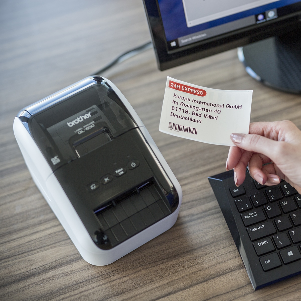 Impresora de etiquetas Brother QL-800 Blanco / Negro-6