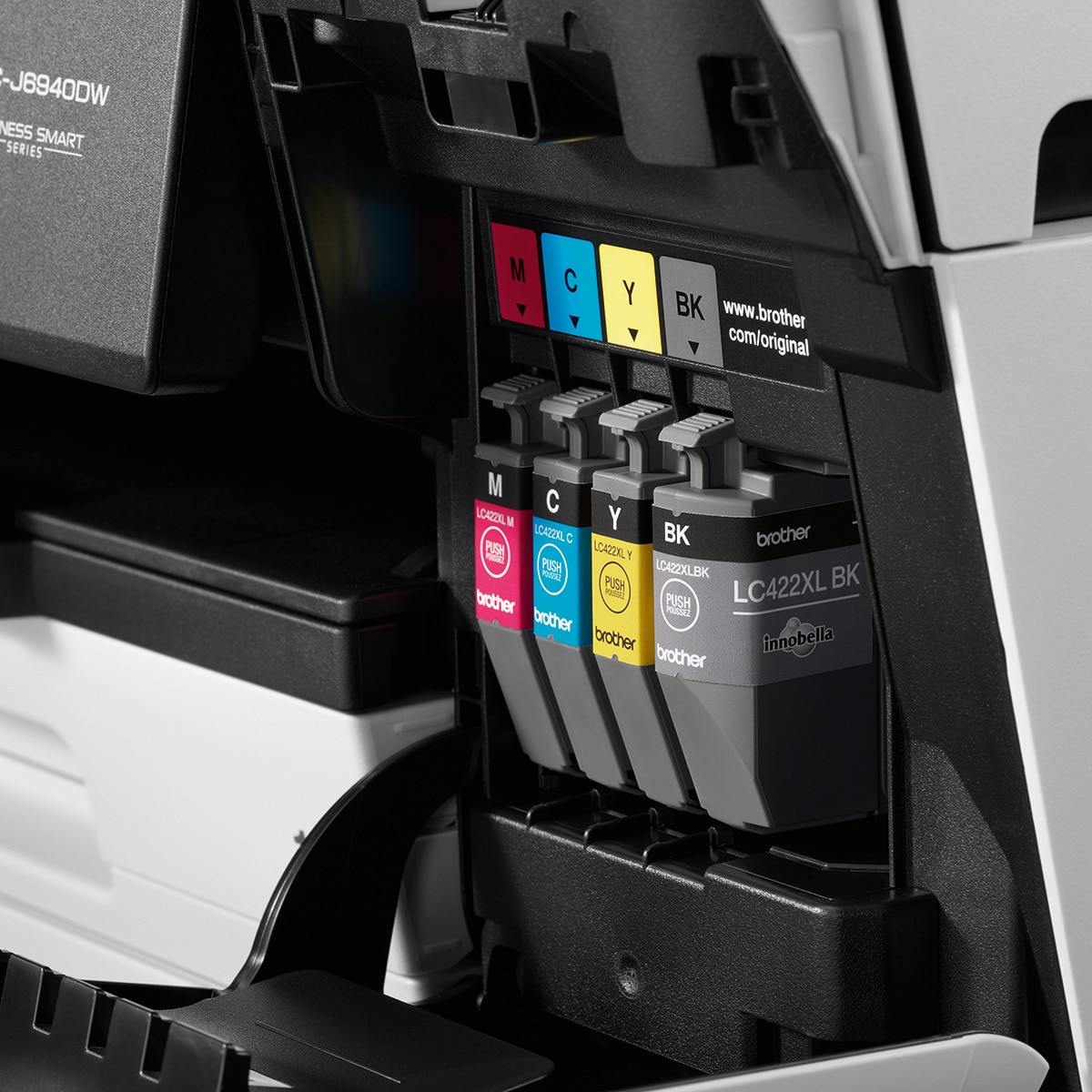 Impresora Multifunción tinta Brother MFC-J6940DW, Wi-Fi, Fax, A3 Blanco-6